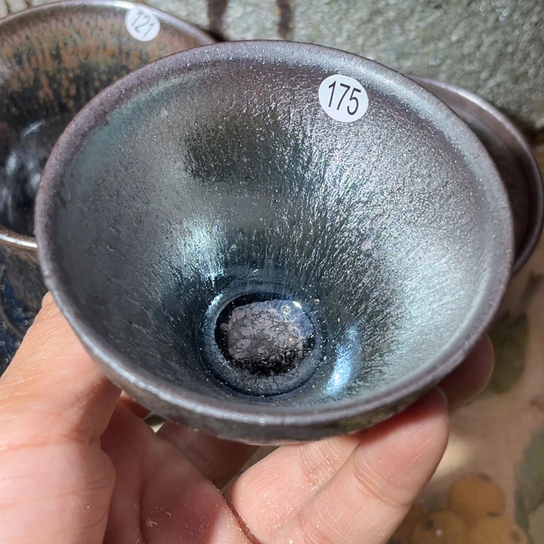 茶盏义兴龙窑柴烧落灰烧