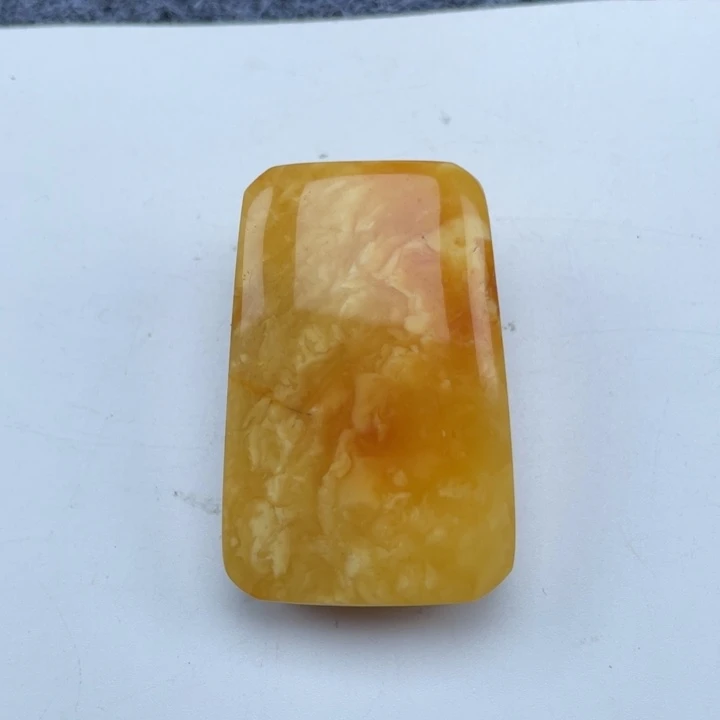 裸石蜜蜡未镶嵌蜜蜡有瑕疵平安无事牌