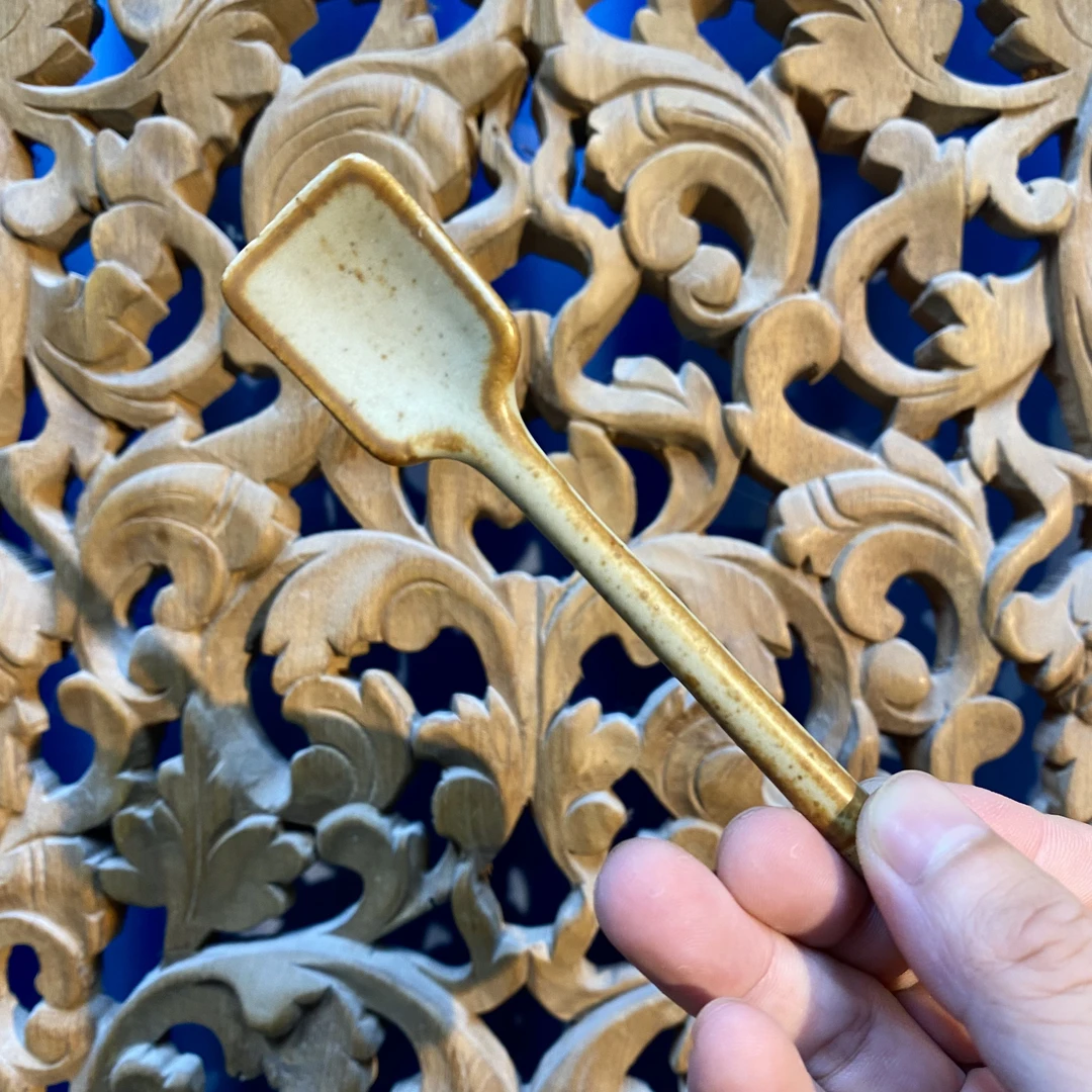 高颜值粗陶咖啡勺