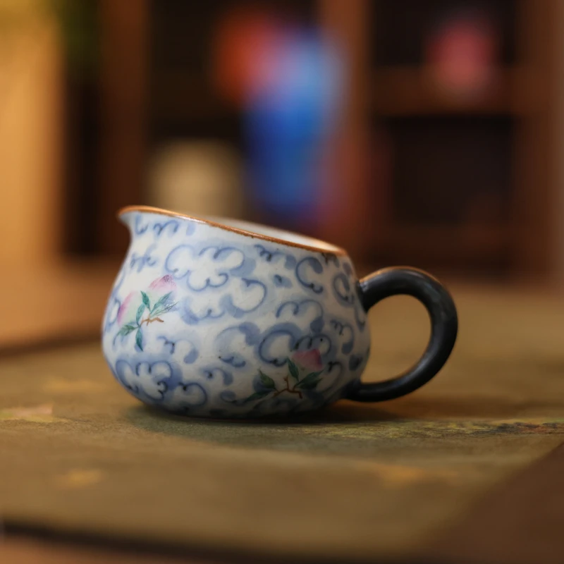 斋居 祥云桃子-朴云堂-公道杯(100ml)（朴公道0029）