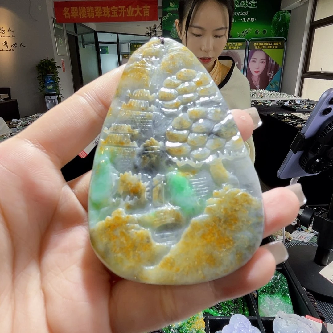 颈饰未镶嵌翡翠一
