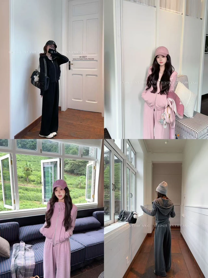 浩哥严选●早八计划HGQ5TZ3634A外套+休闲裤预