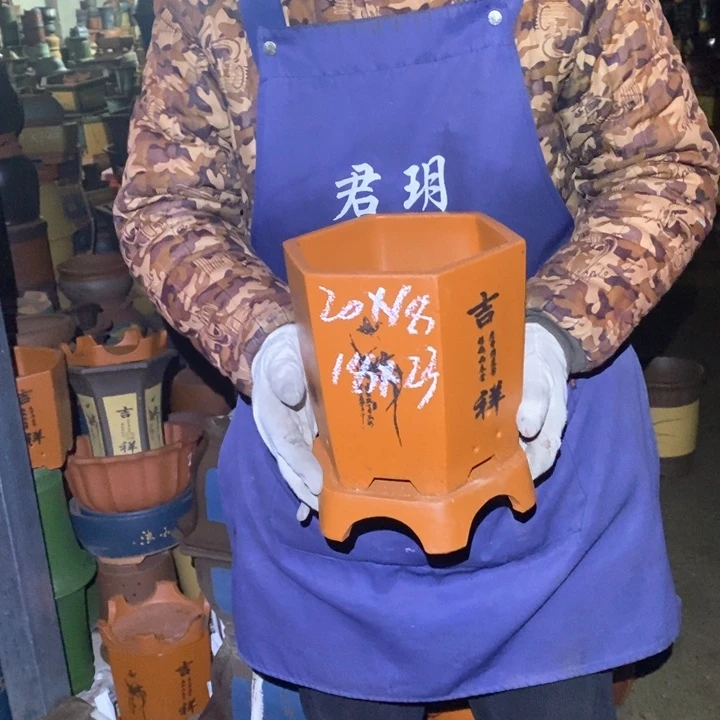 紫砂花盆紫砂花盆