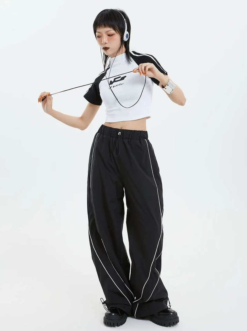 D17-4两色“侧线条”休闲裤（6128）