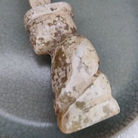 摆件开片瓷器瓷片摆件