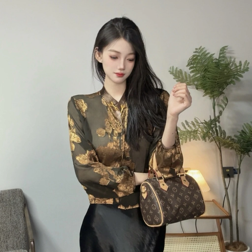 早秋新款-女士长袖小衫时尚百搭上衣外套-3115