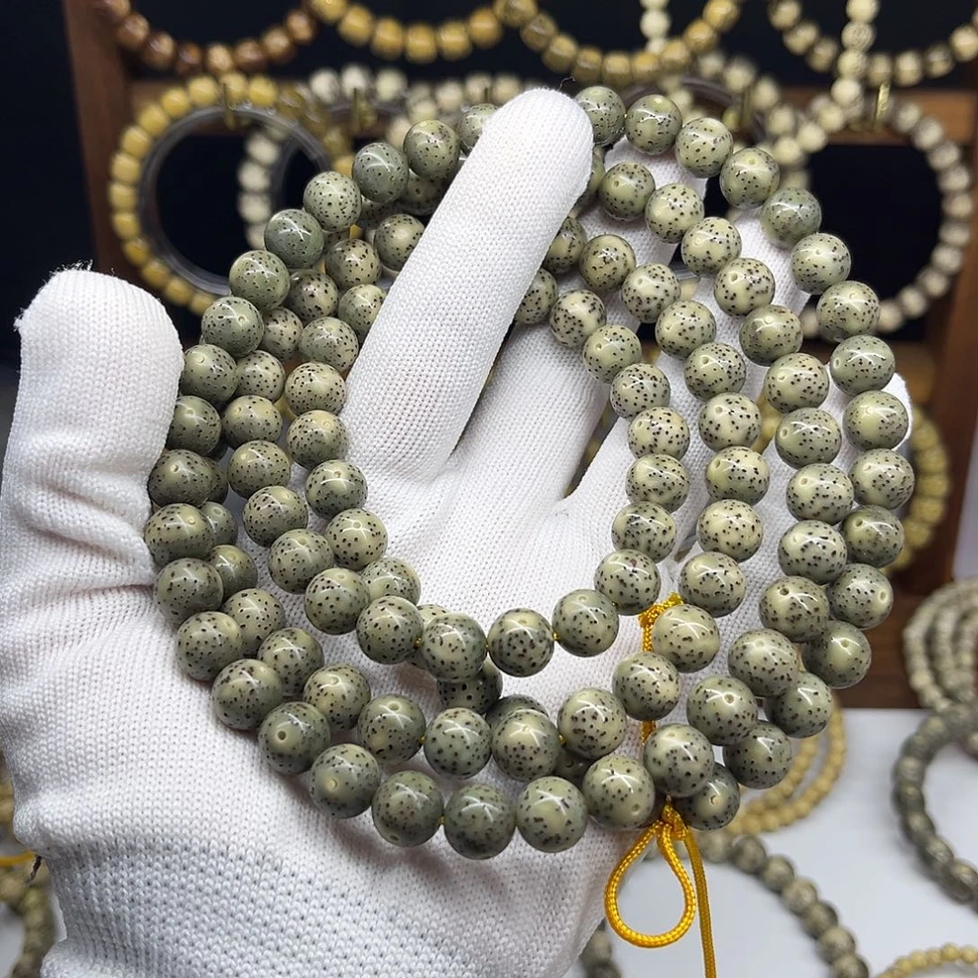 星月菩提吊坠10圆珠，月朗星稀