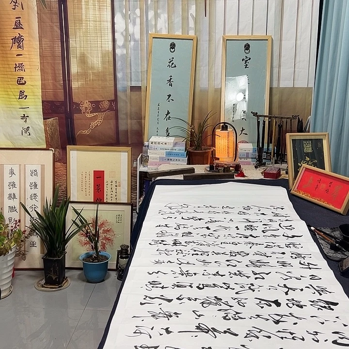 书法沁园春雪六尺宣纸