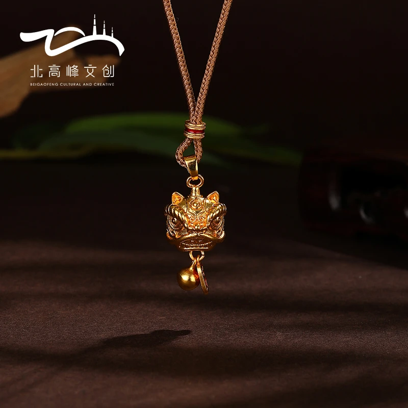 铜合金布艺项链 【吞金兽】瑞兽招米项链