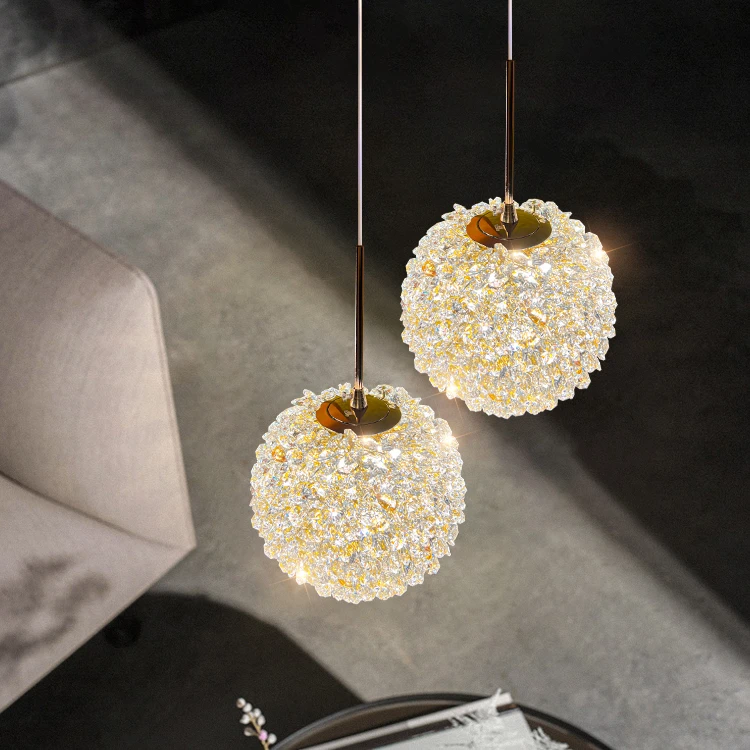 【荔枝】过道灯走廊灯轻奢床头小吊灯温馨浪漫水晶灯高级感轻奢