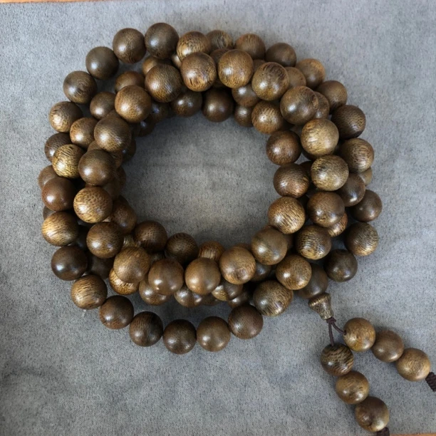 【中国香魁】天然芽庄玉化莺歌绿棋楠10mm沉水多圈沉香sp3099010