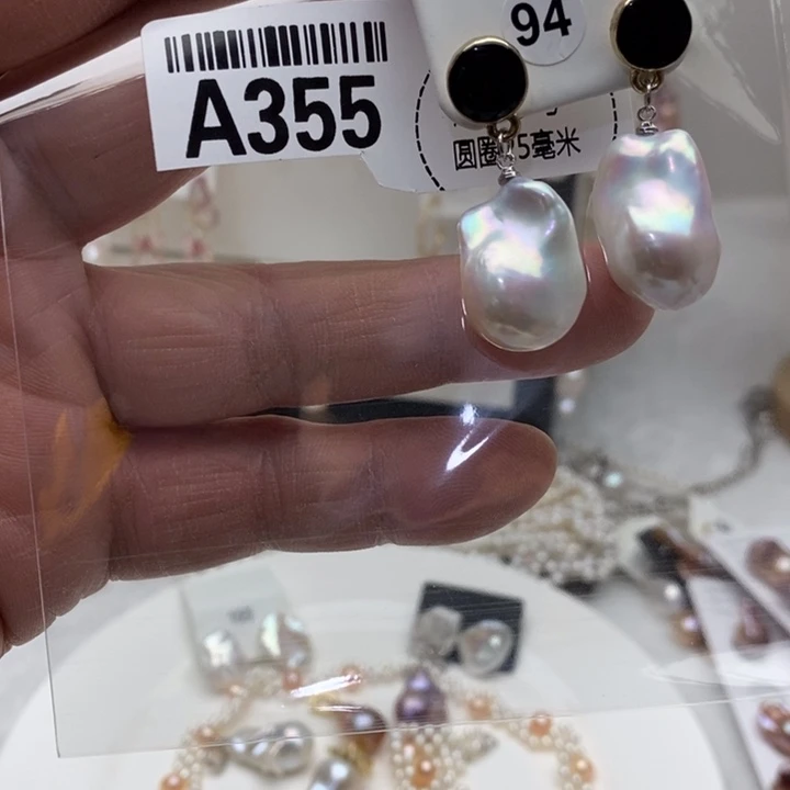 项链合金淡水珍珠355