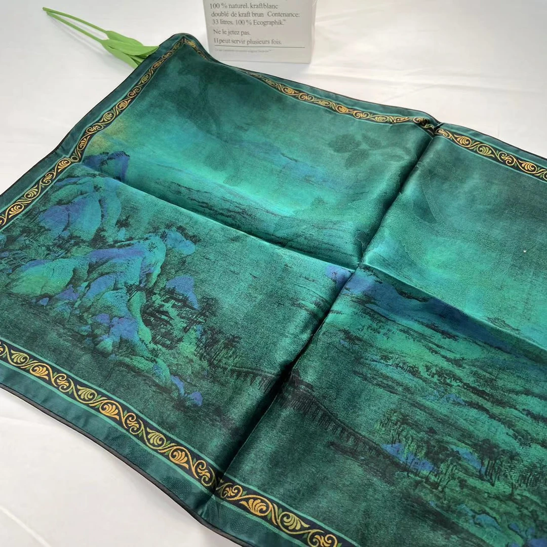 30姆米双面香云纱枕套-千山珍彩 78*54cm枕套