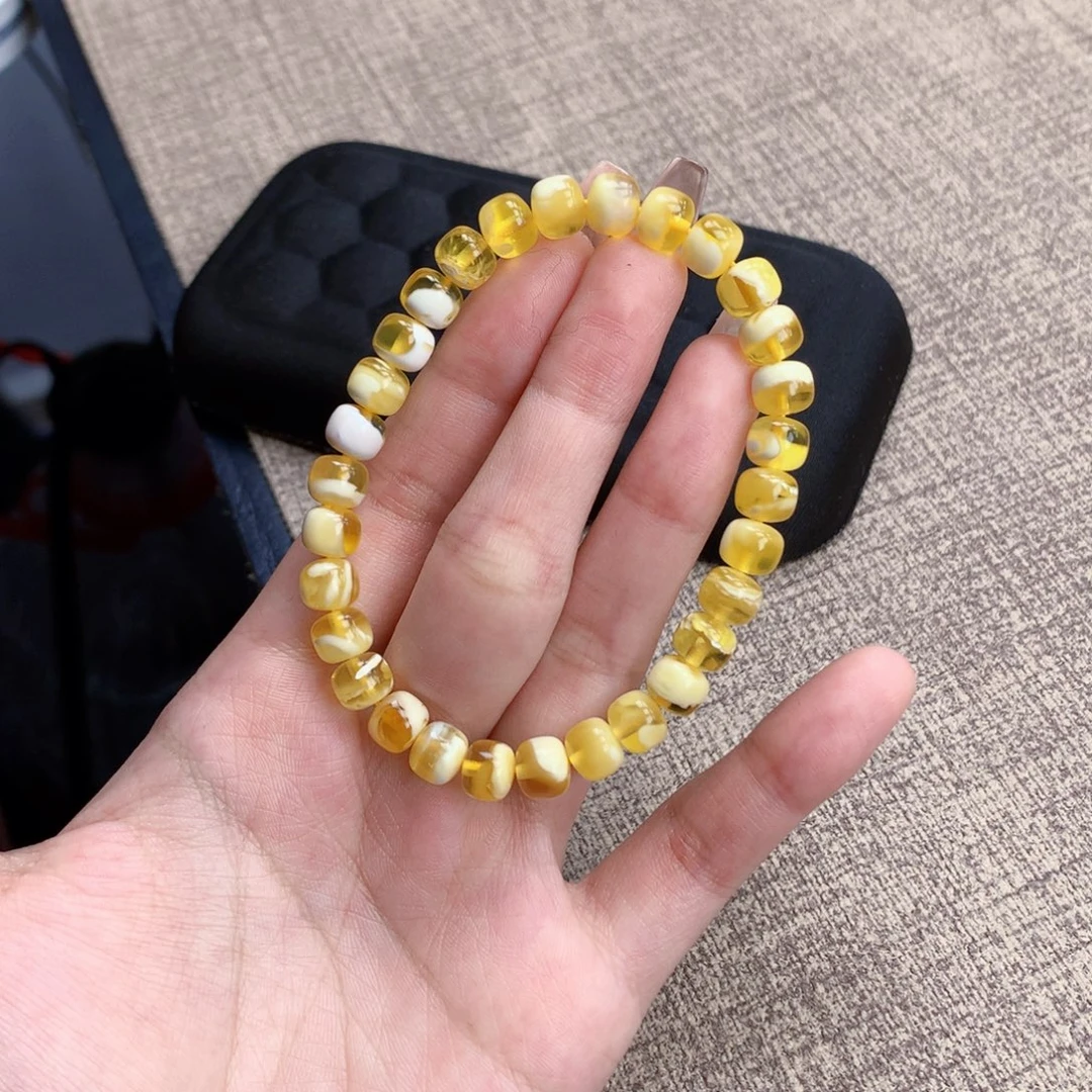 琥珀未镶嵌珠宝奇石7.5 几乎全品