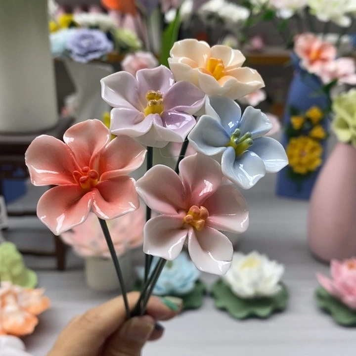 陶瓷陶瓷材料樱花