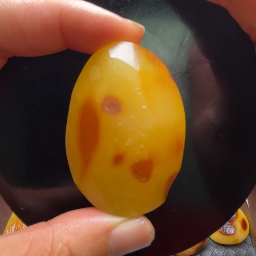 定制琥珀未镶嵌琥珀蜜蜡原石定制有瑕