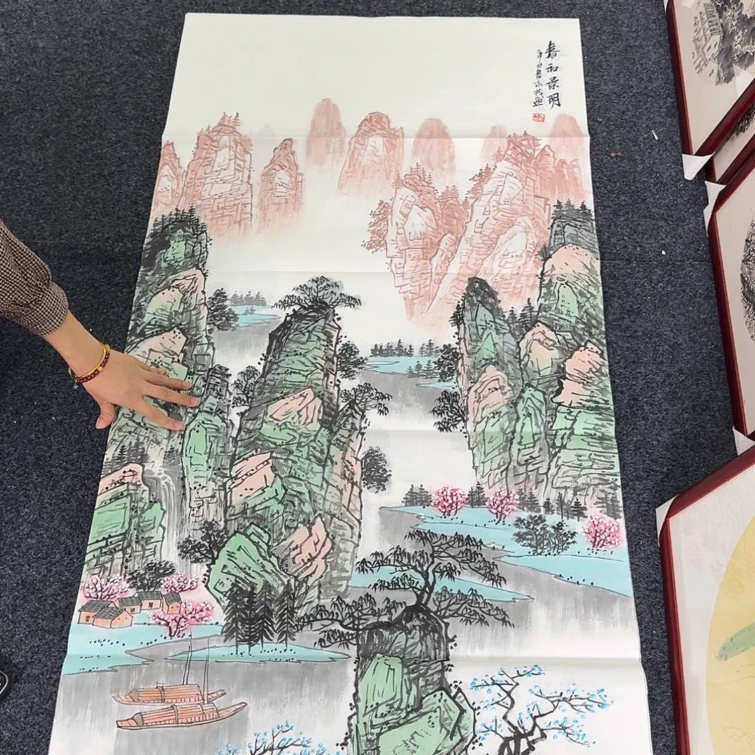 纯手绘的好看作品