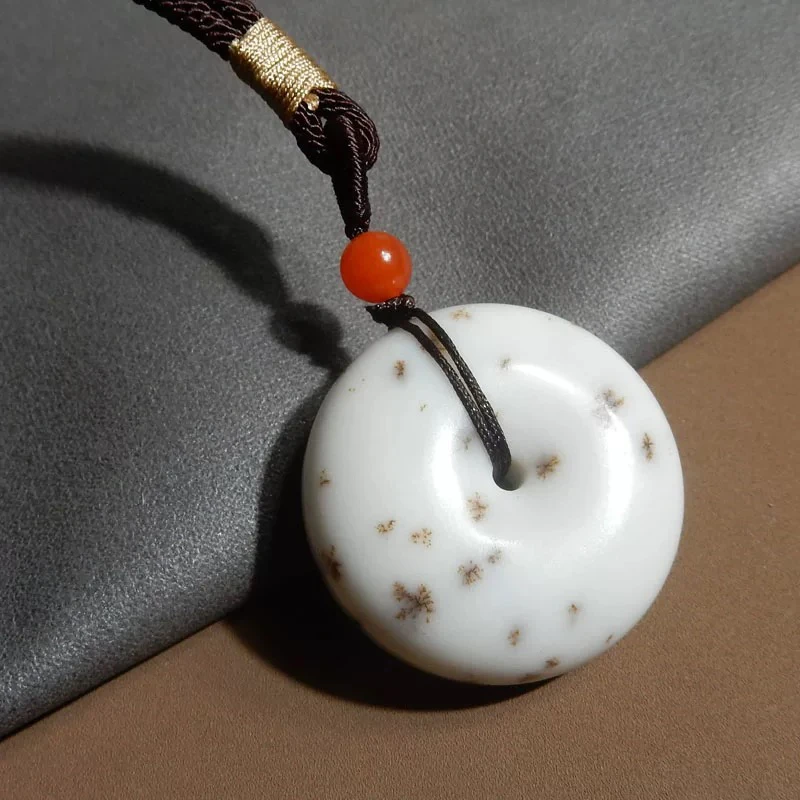 【天意珠宝阁】甄选新疆米达料温润高糯平安扣（多样性发货拍一发一）