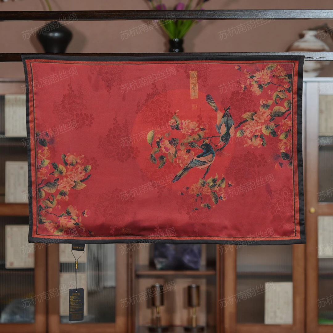 【D74枕套】75*55双面枕套夏季桑蚕丝古风礼物国风中式香云睡眠