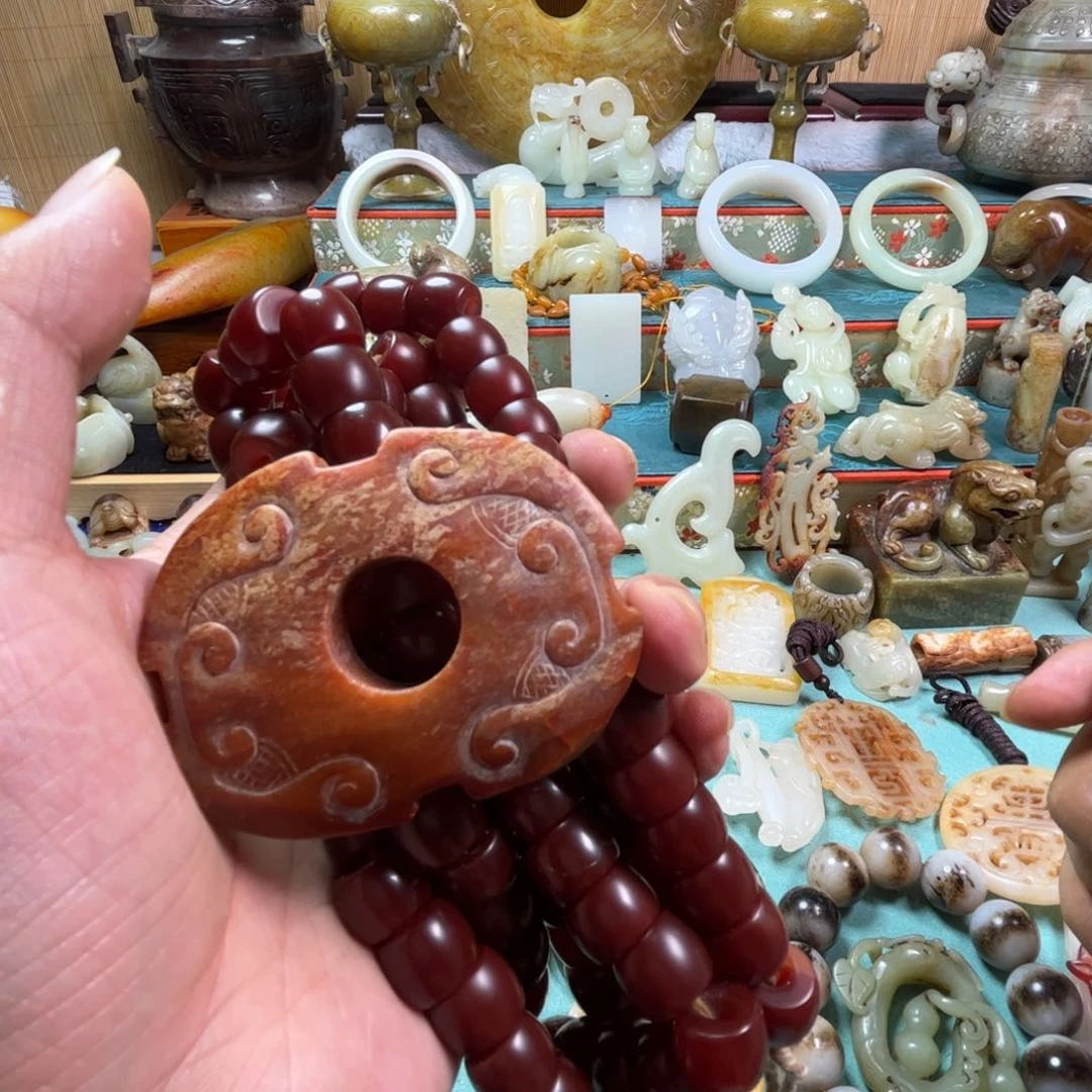 和田玉未镶嵌吊坠(不含链)