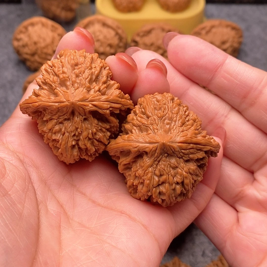 文玩核桃把件精品满天星44全品重52克