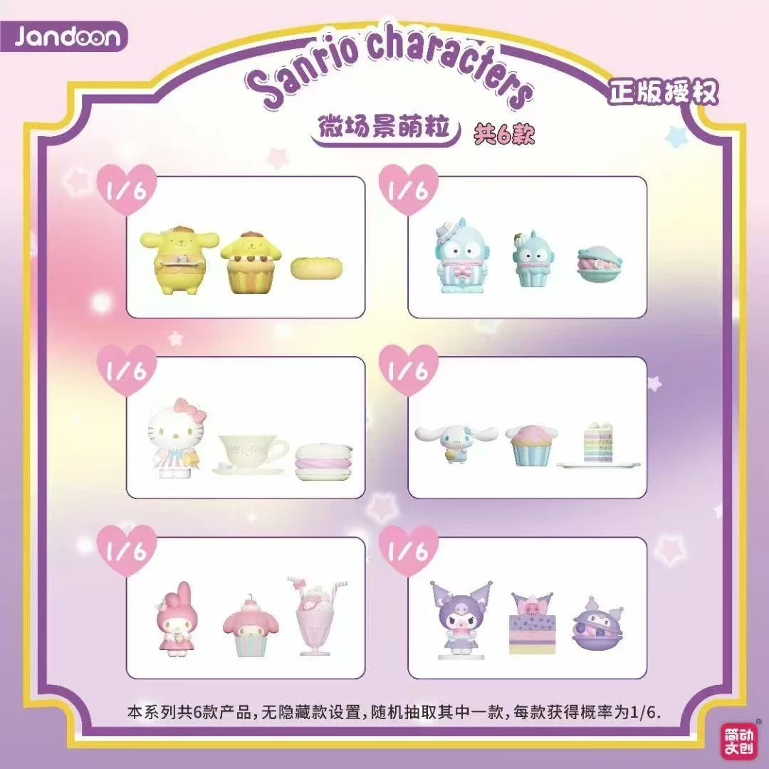 【拆盒】简动文创-三丽鸥萌粒微场景盲盒（代拆）