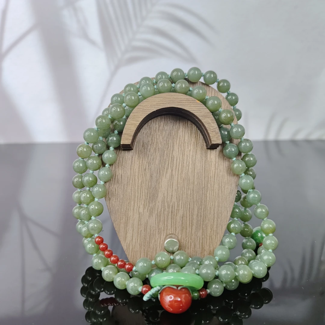 H和田玉纯手工项链（卡8）1483
