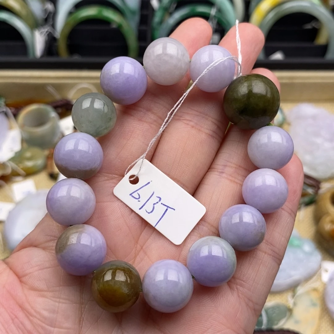 未镶嵌手串翡翠手串6.13T