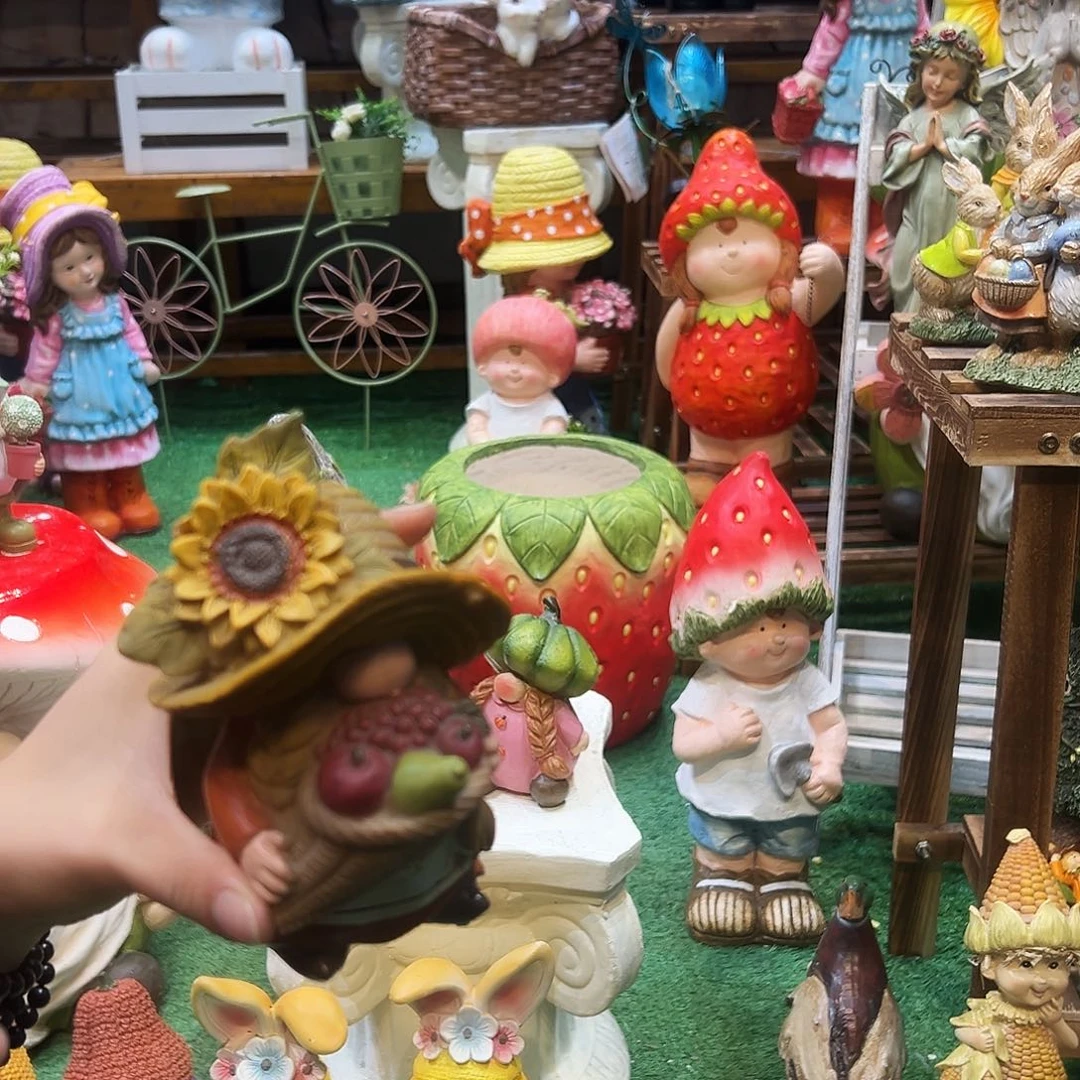 花园摆件红红火火