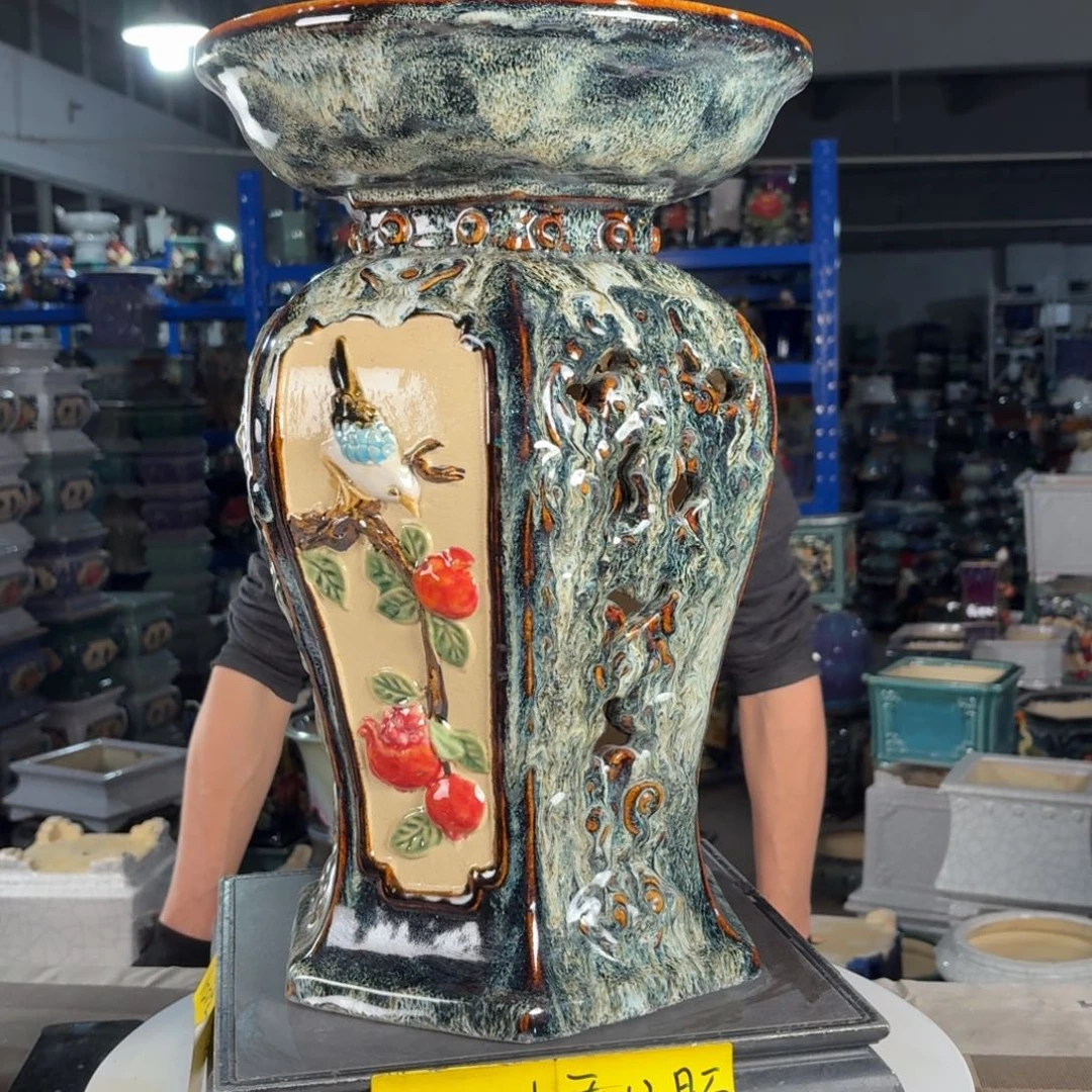 一风堂石湾花盆 面宽30高45