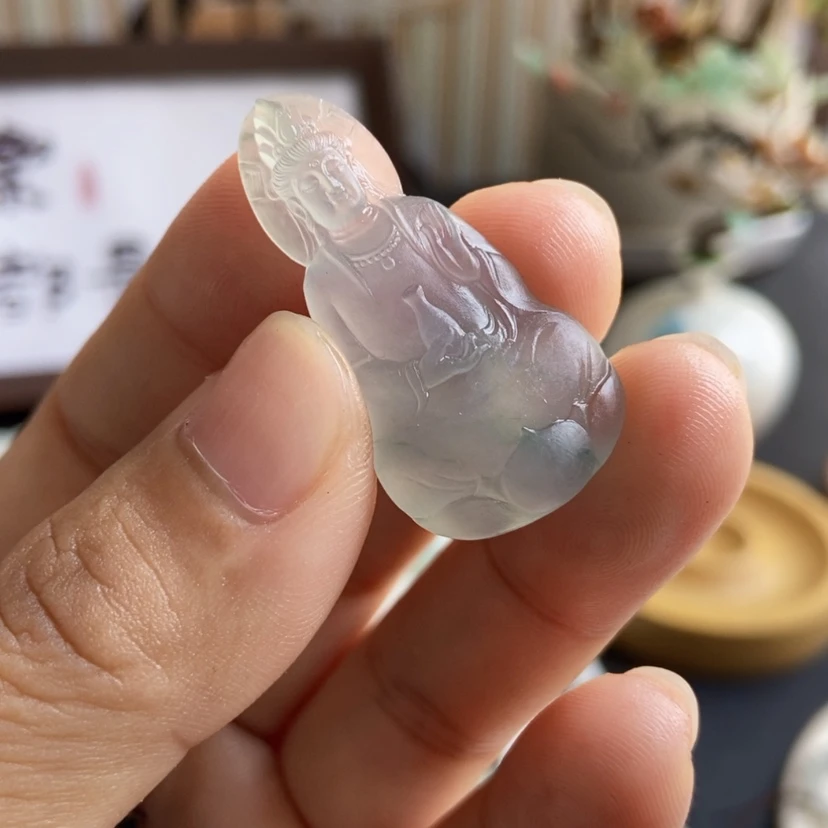 【闪购商品】未镶嵌定制翡翠忆**甜观音