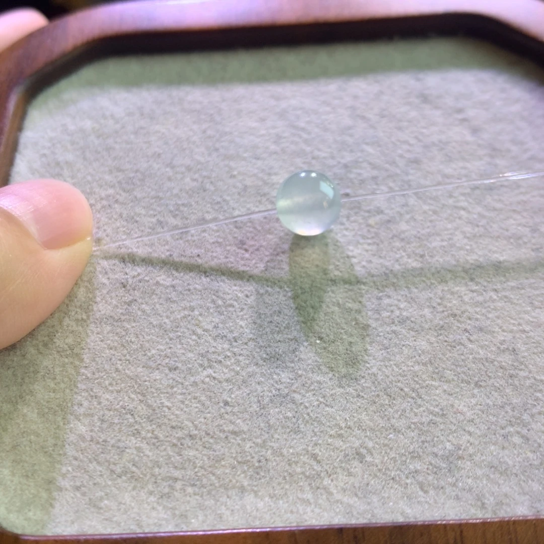 翡翠未镶嵌手链8.16mm正冰