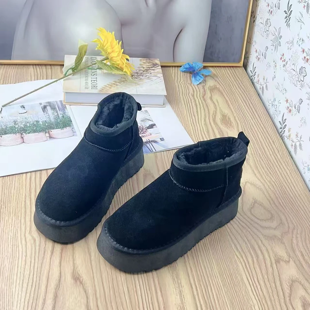 58531  秋冬新款短筒加绒时尚雪地靴