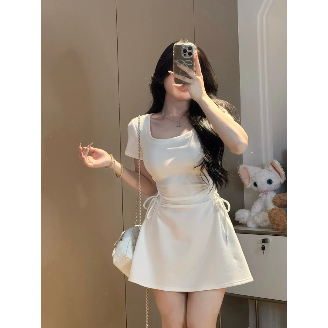 11.3清清萌面侠【蜜桃奶冻】纯欲气质出游服装女连衣裙 套&装5338M