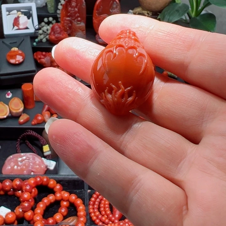 ****Z南红玛瑙未镶嵌吊坠(不含链)