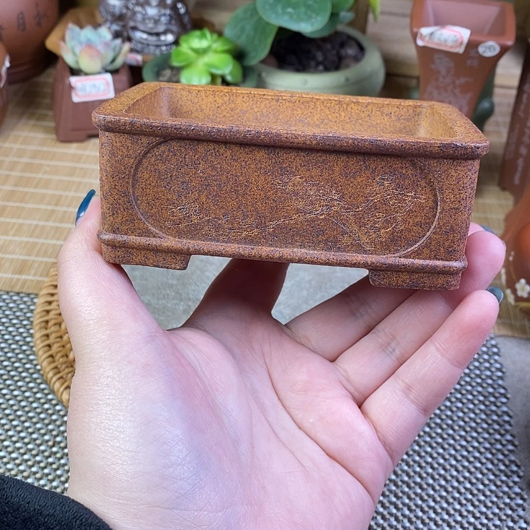 琉璃手工艺品宜兴紫砂精品花盆