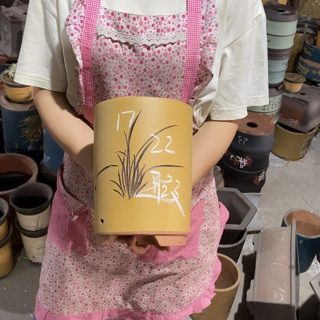 紫砂花盆紫砂花盆