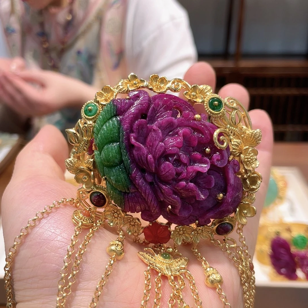 锦纶非金属手镯红宝