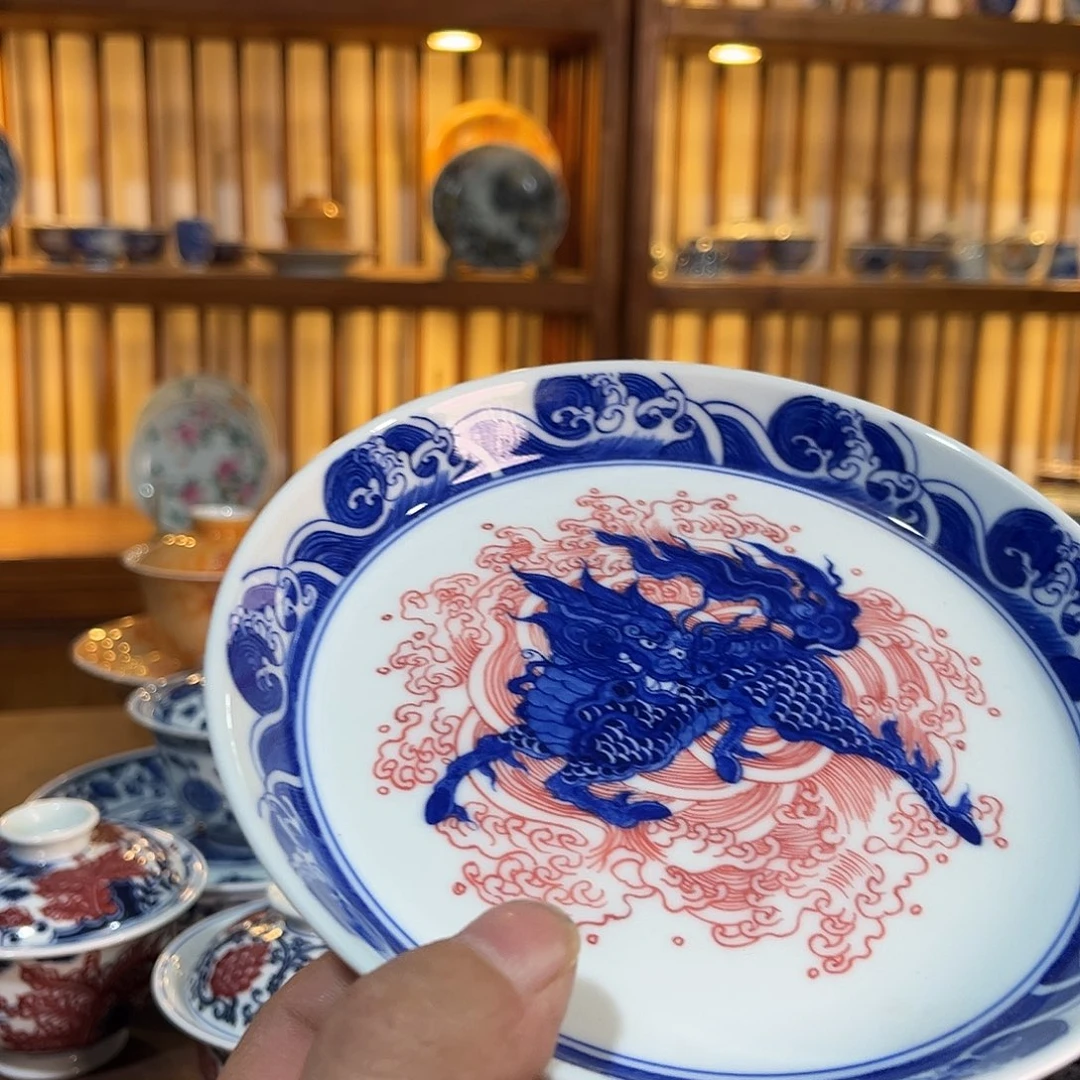 錡镇堂手工手绘壶承