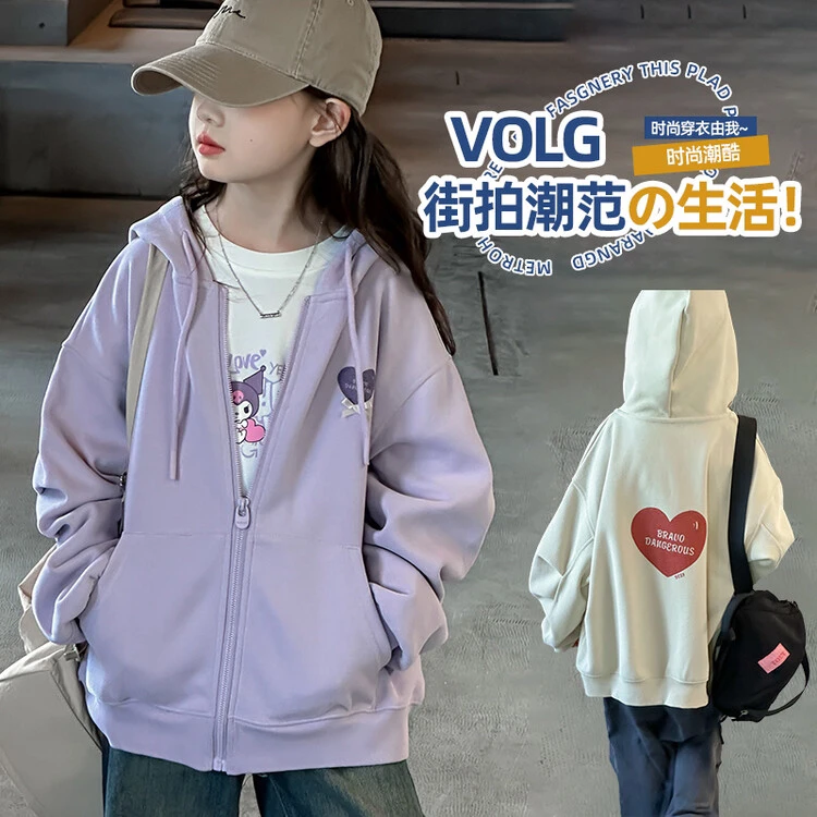 （外套）女童外套春装棒球服2025新款春款网红中大童儿童装夹克