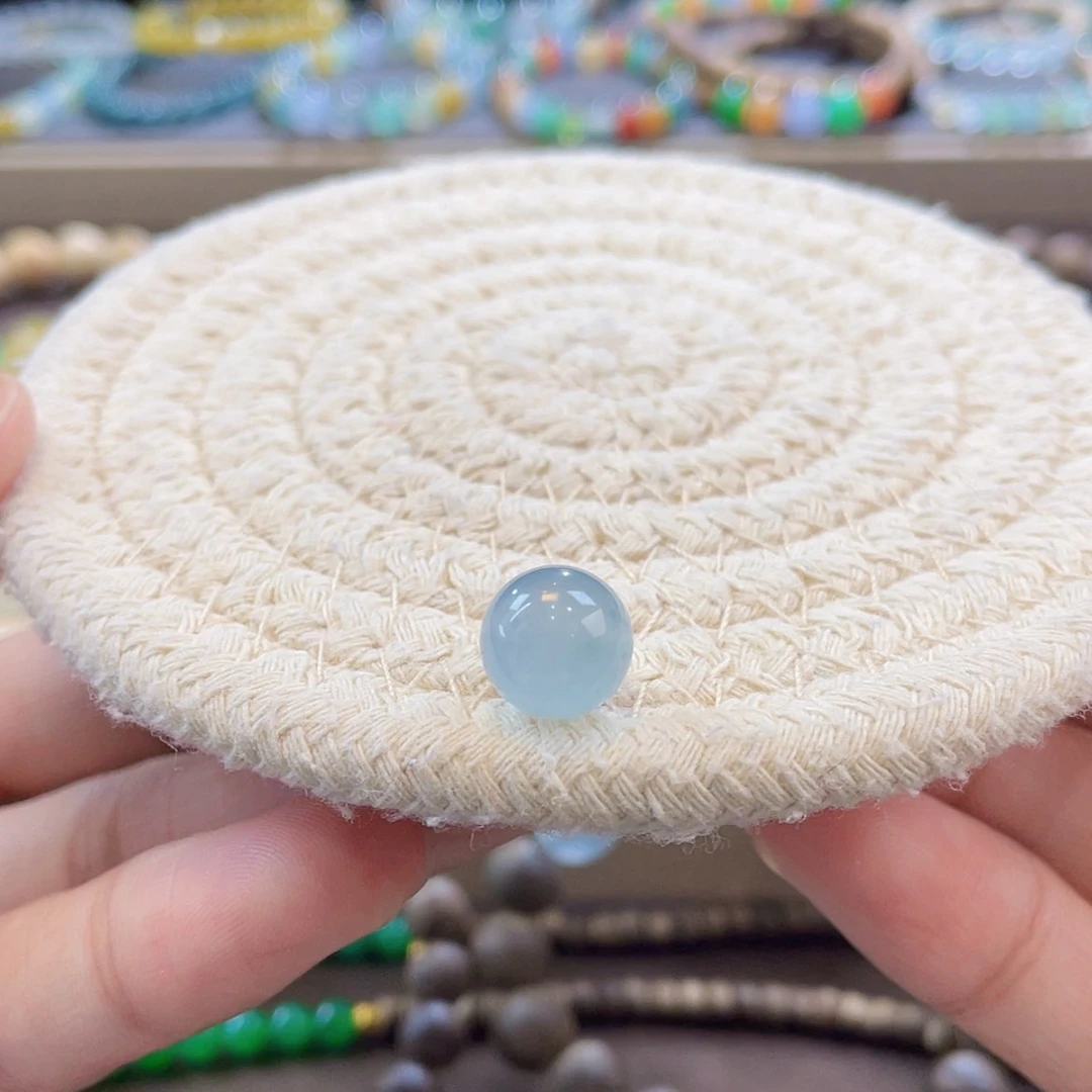 【闪购商品】翡翠未镶嵌颈饰蓝紫色