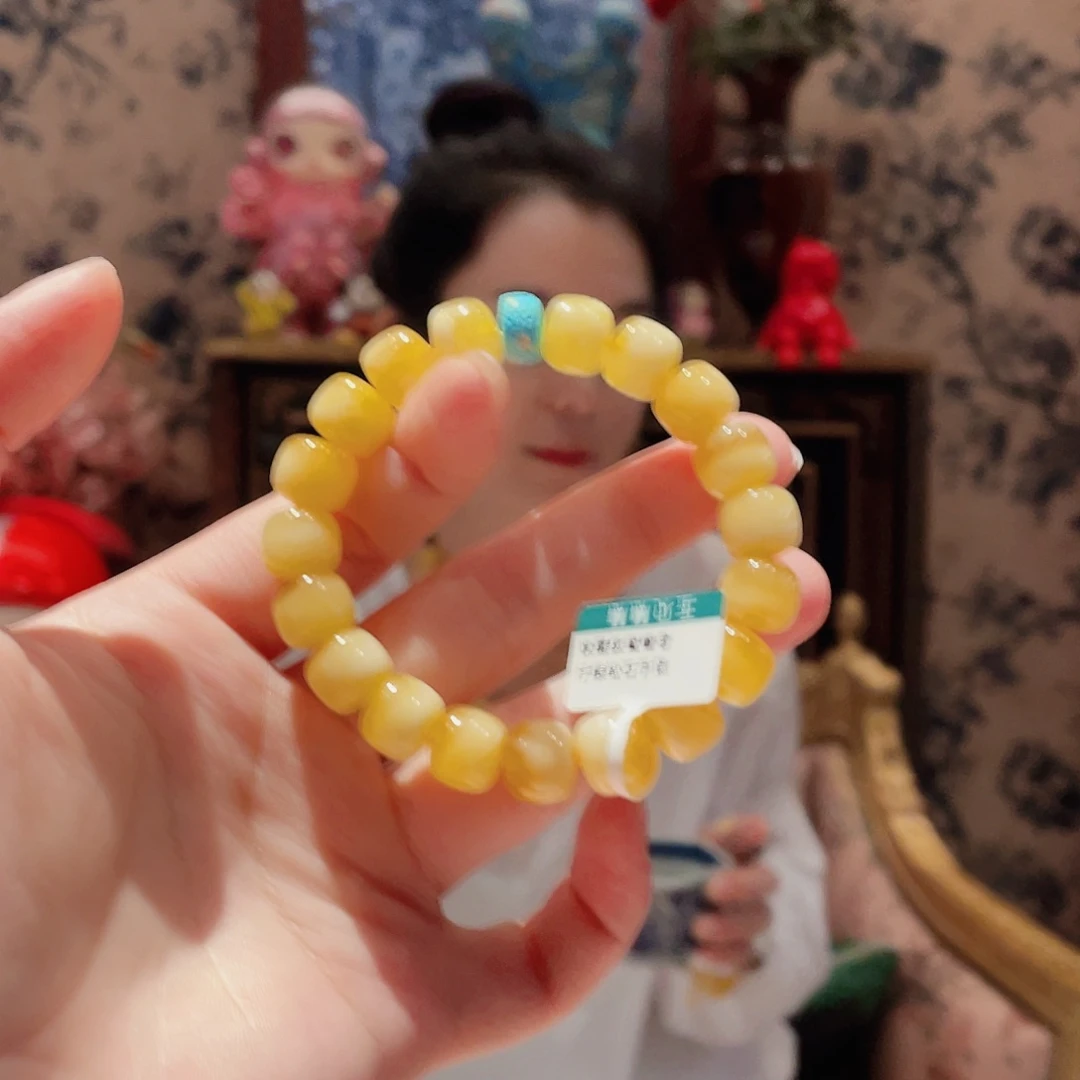 蜜蜡手串未镶嵌手串