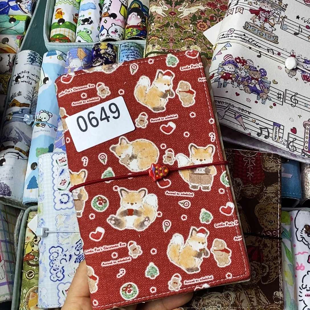 织绣A6 活页不加纸0649
