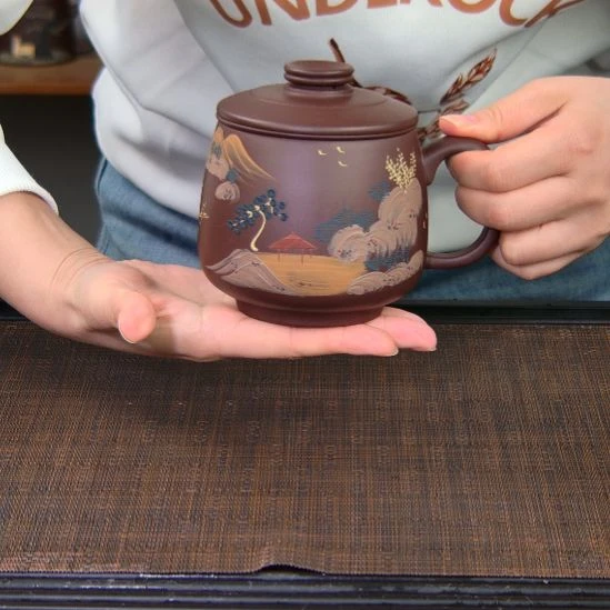 茶杯紫砂高货放漏