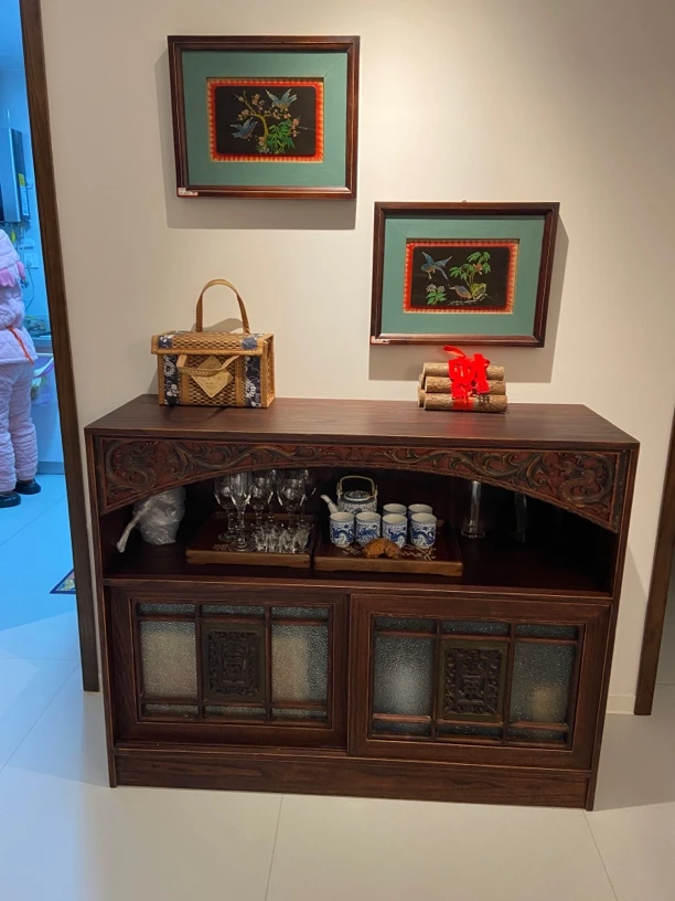 纯实木民国复古风餐边柜