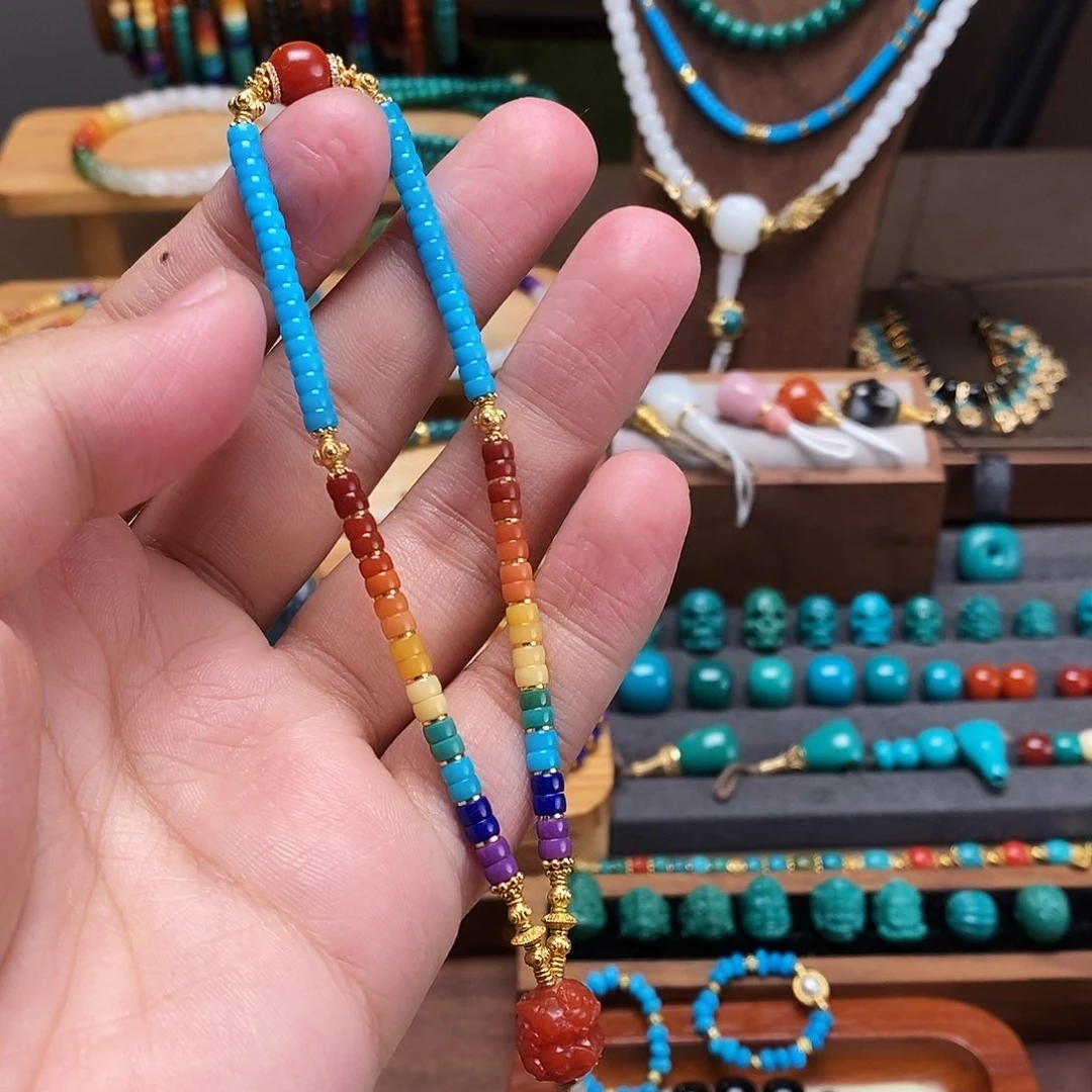 绿松石珠宝奇石未镶嵌