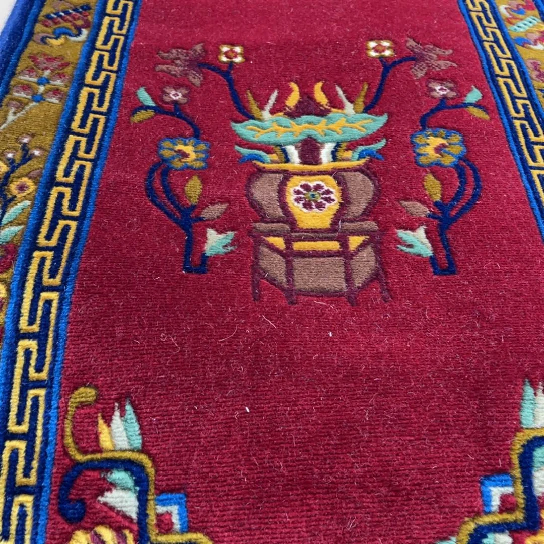 羊毛60×200纯羊毛床边毯