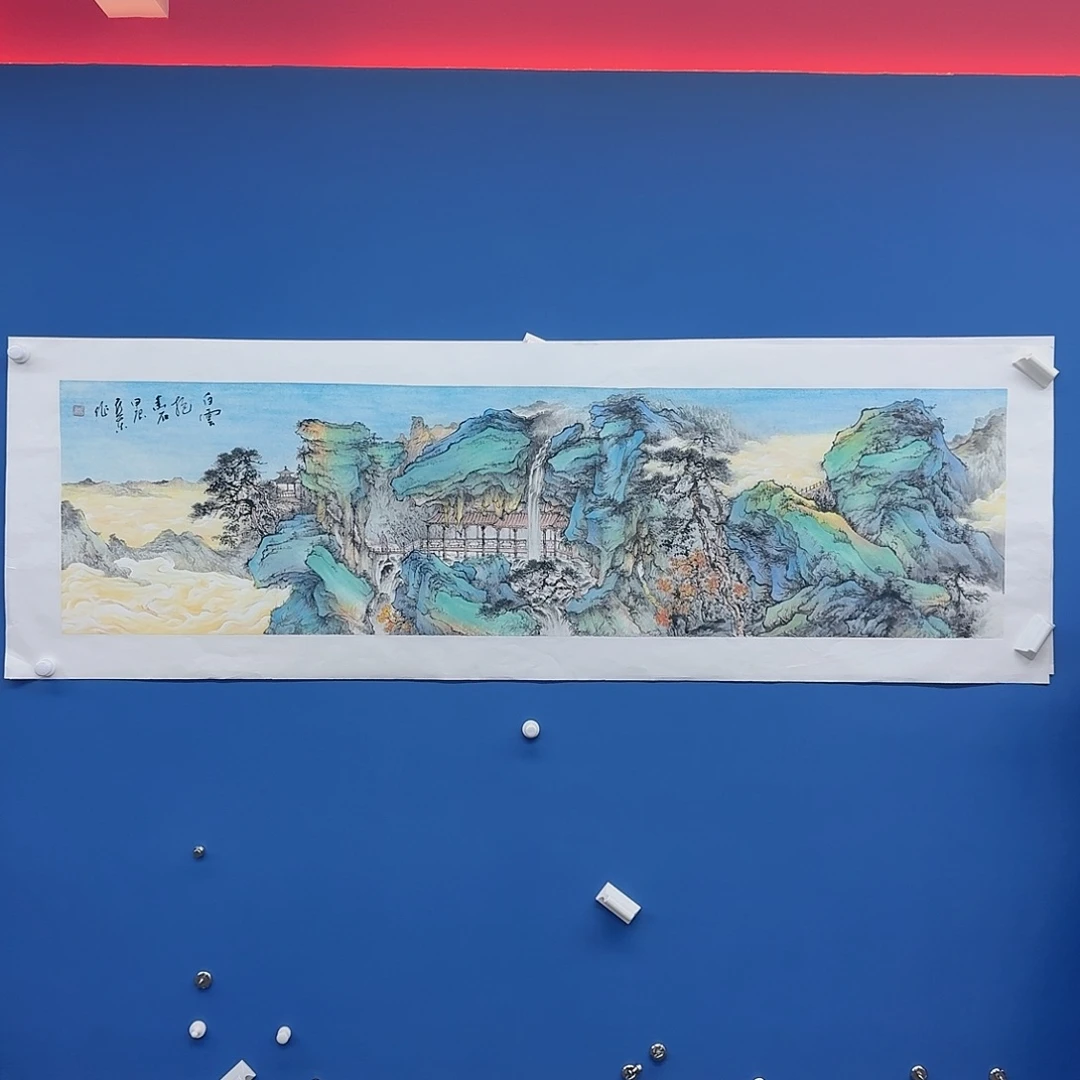 国画多次参加国内外大型