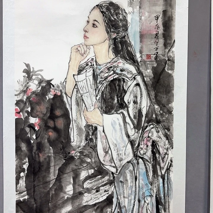 国画亲笔手绘放心去藏