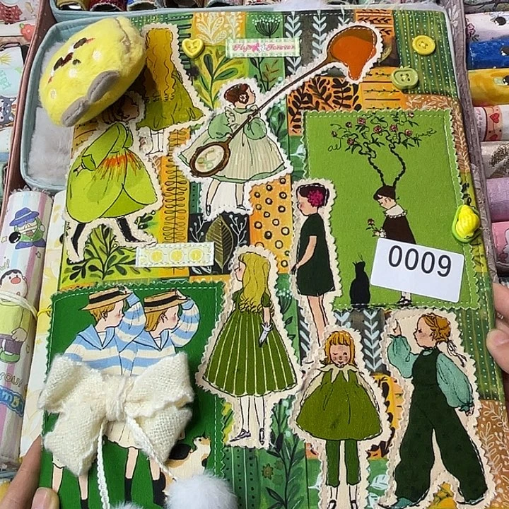 织绣A4活页收纳册0009